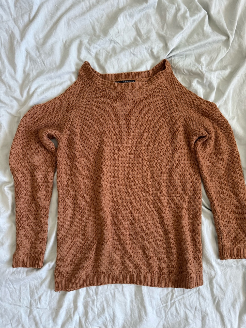 Women's cut out shoulder Sweater